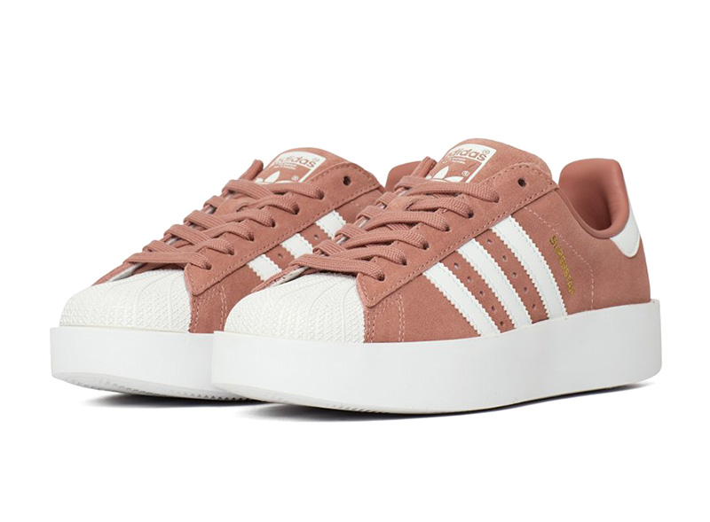 tenis adidas superstar bold mujer