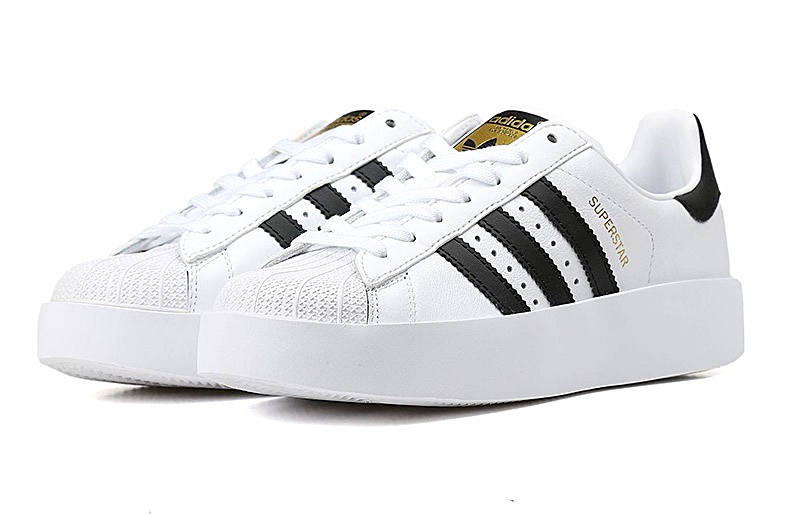 adidas super star con plataforma