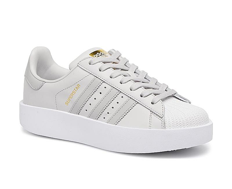 Adidas Superstar Platform "Grey Stripes"