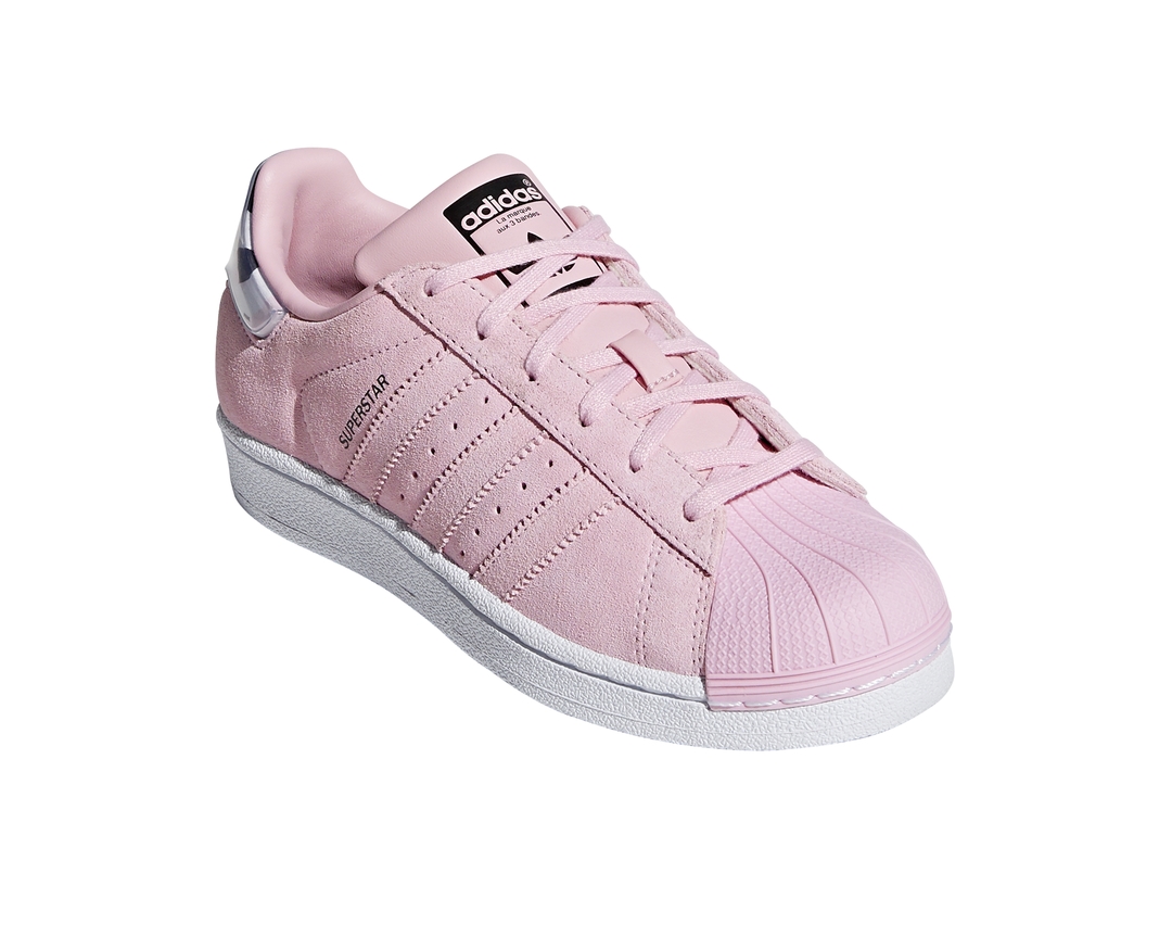 adidas superstar clear pink