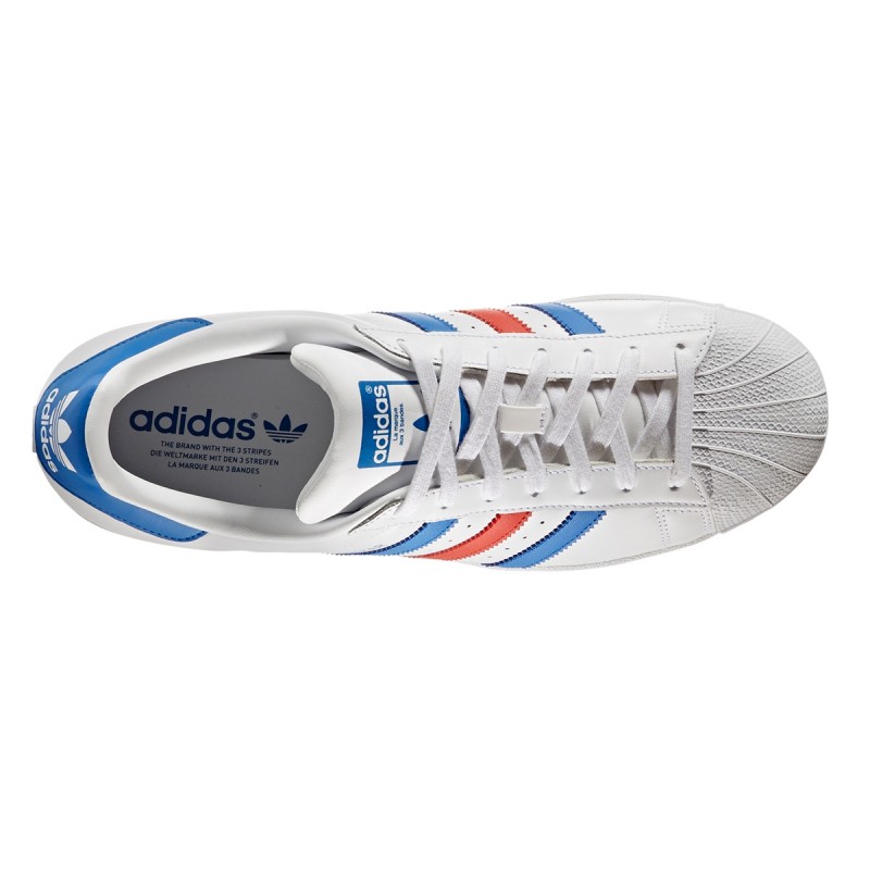 Ennegrecer Artículos de primera necesidad Inocente Adidas Originals Superstar Foundation (White/Blue/Red) Ennegrecer Artículos de primera necesidad Inocente Adidas Originals Superstar Foundation (White/Blue/Red)