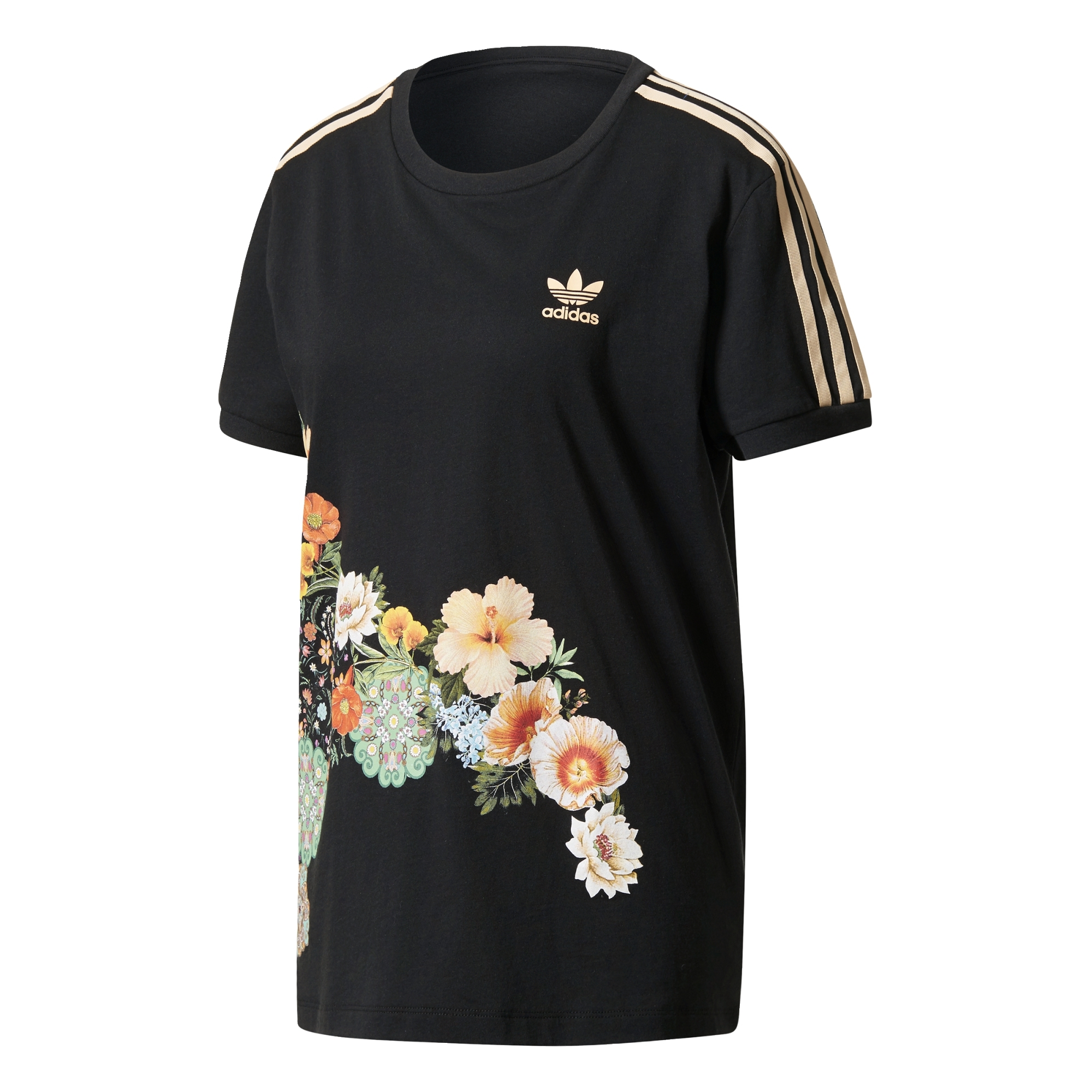 Adidas Originals The Farm 3 Stripes Tee Agharta" (black)