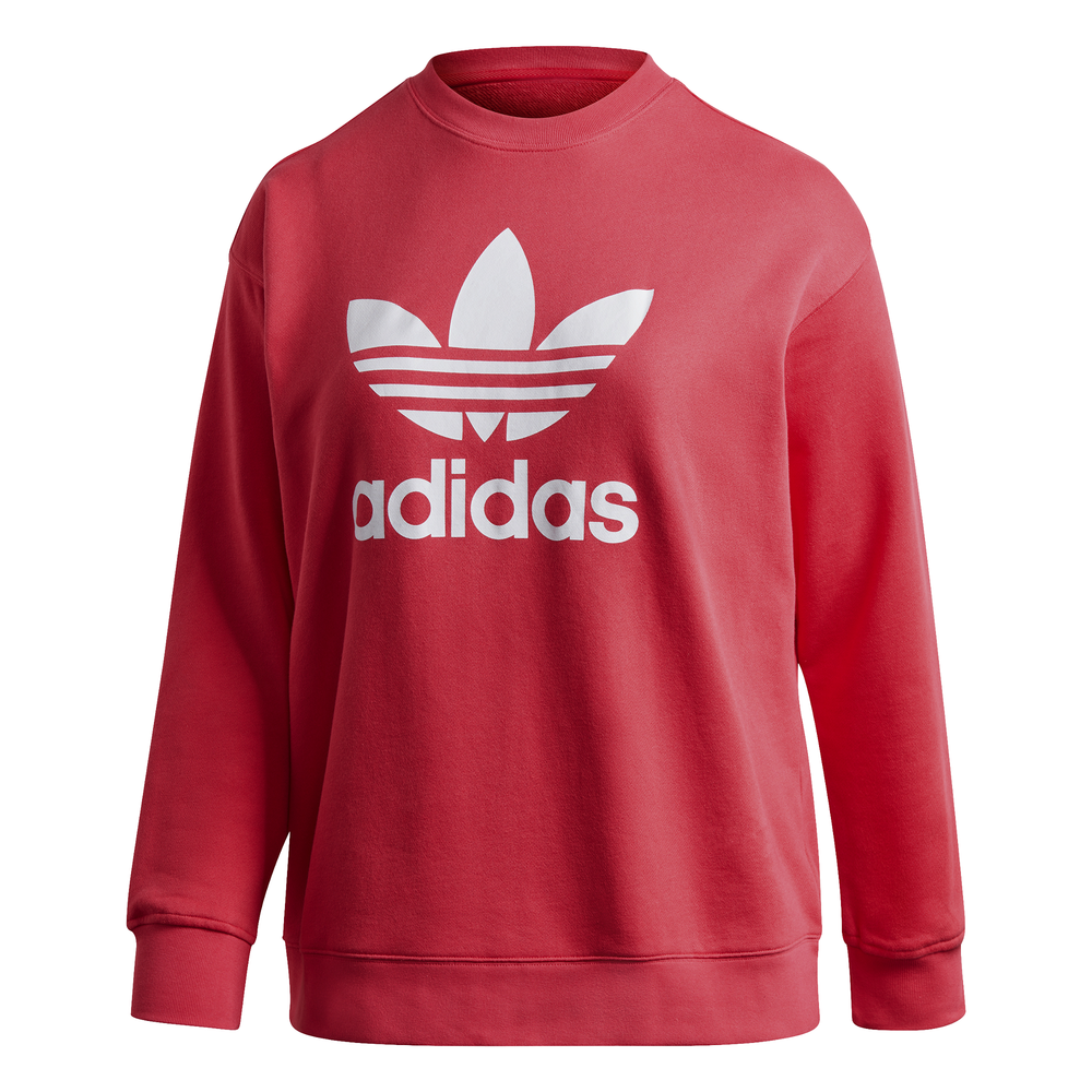 Inhibir recoger más Adidas Originals Trefoil Crew Sweatshirt W "Power Pink"