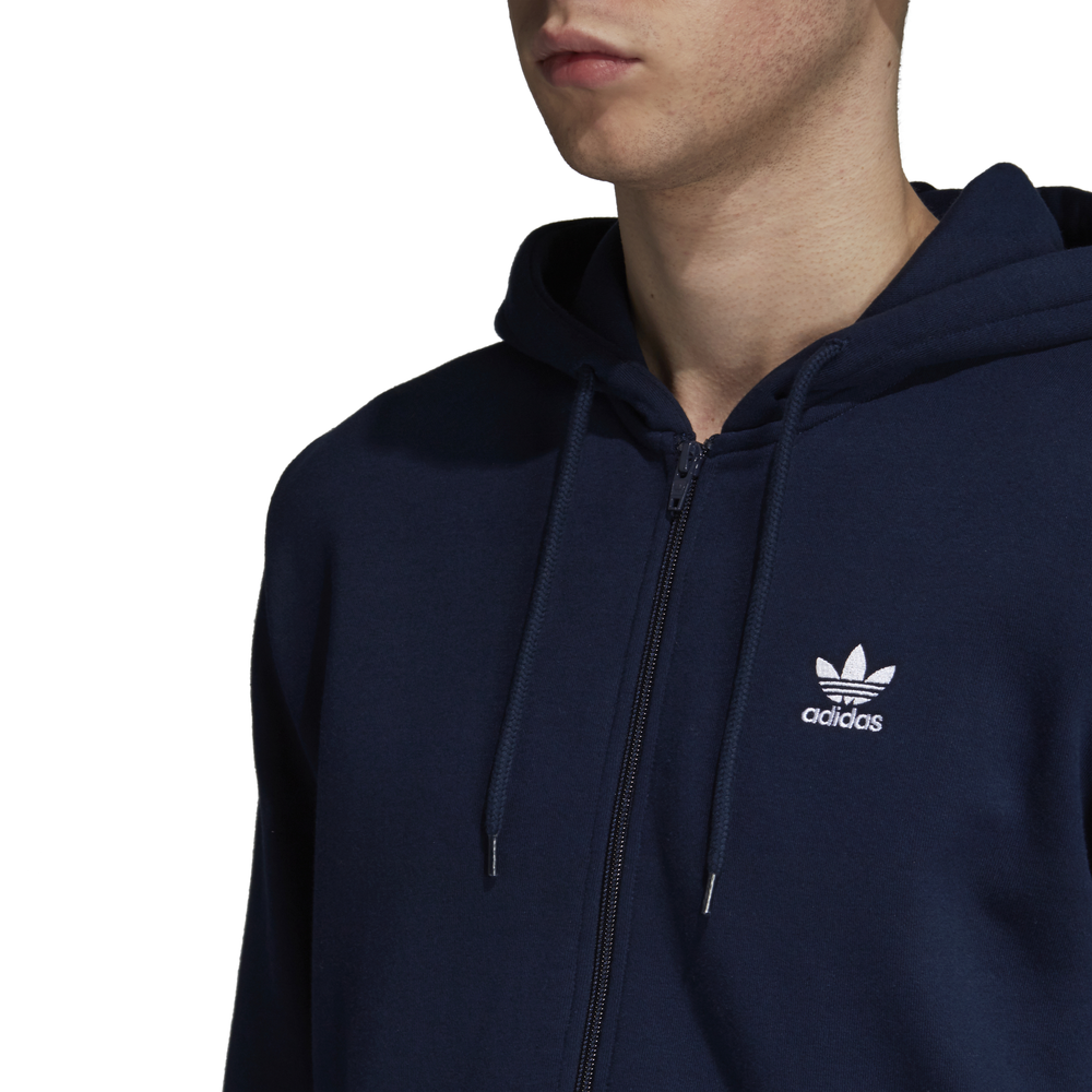 Adidas Originals Trefoil Fleece Hoodie navy)