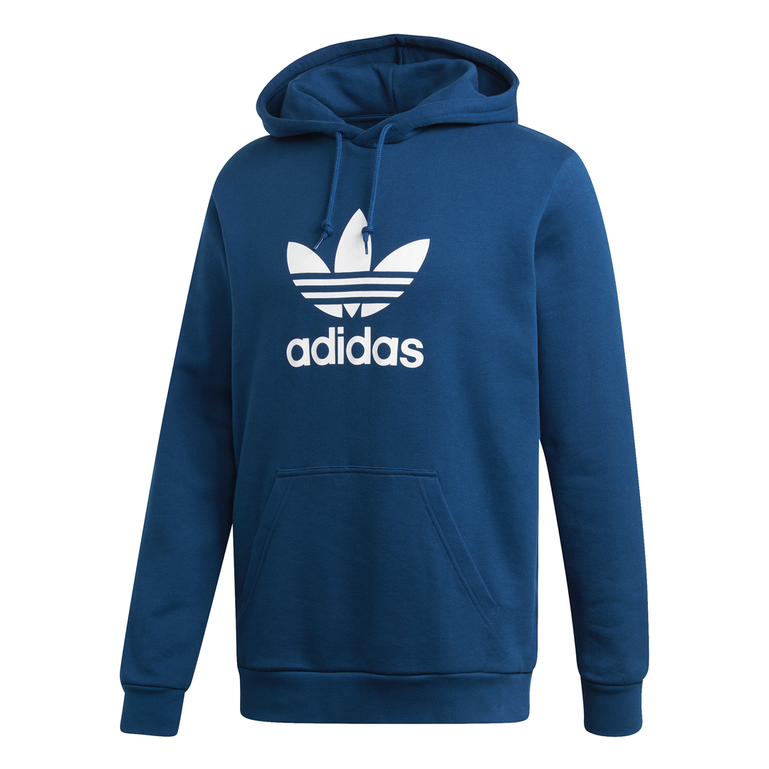 triángulo Subir sentido Adidas Originals Trefoil Warm-up Hoodie (legend marine)