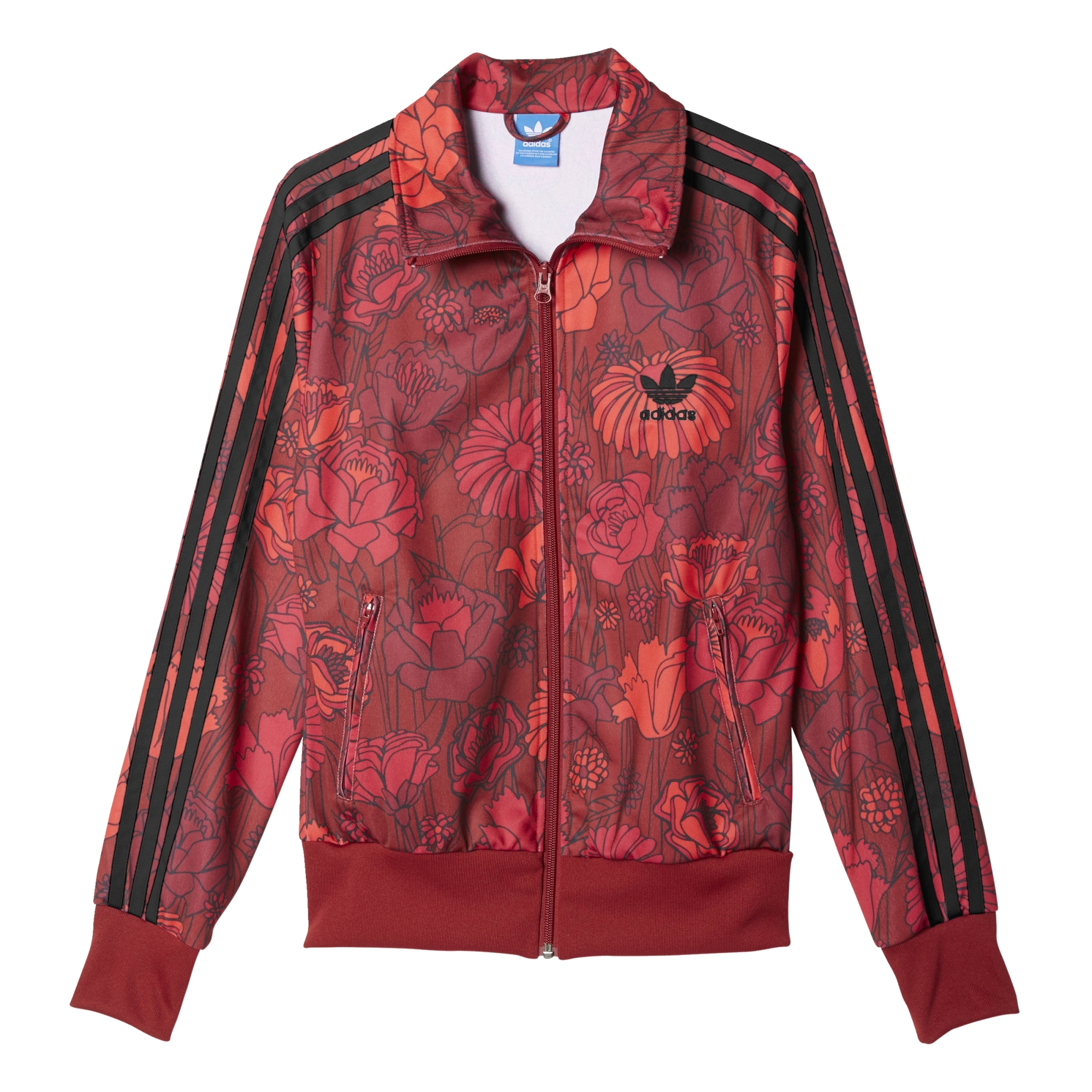 W Firebird TT "Floral Print" (rust red/black)