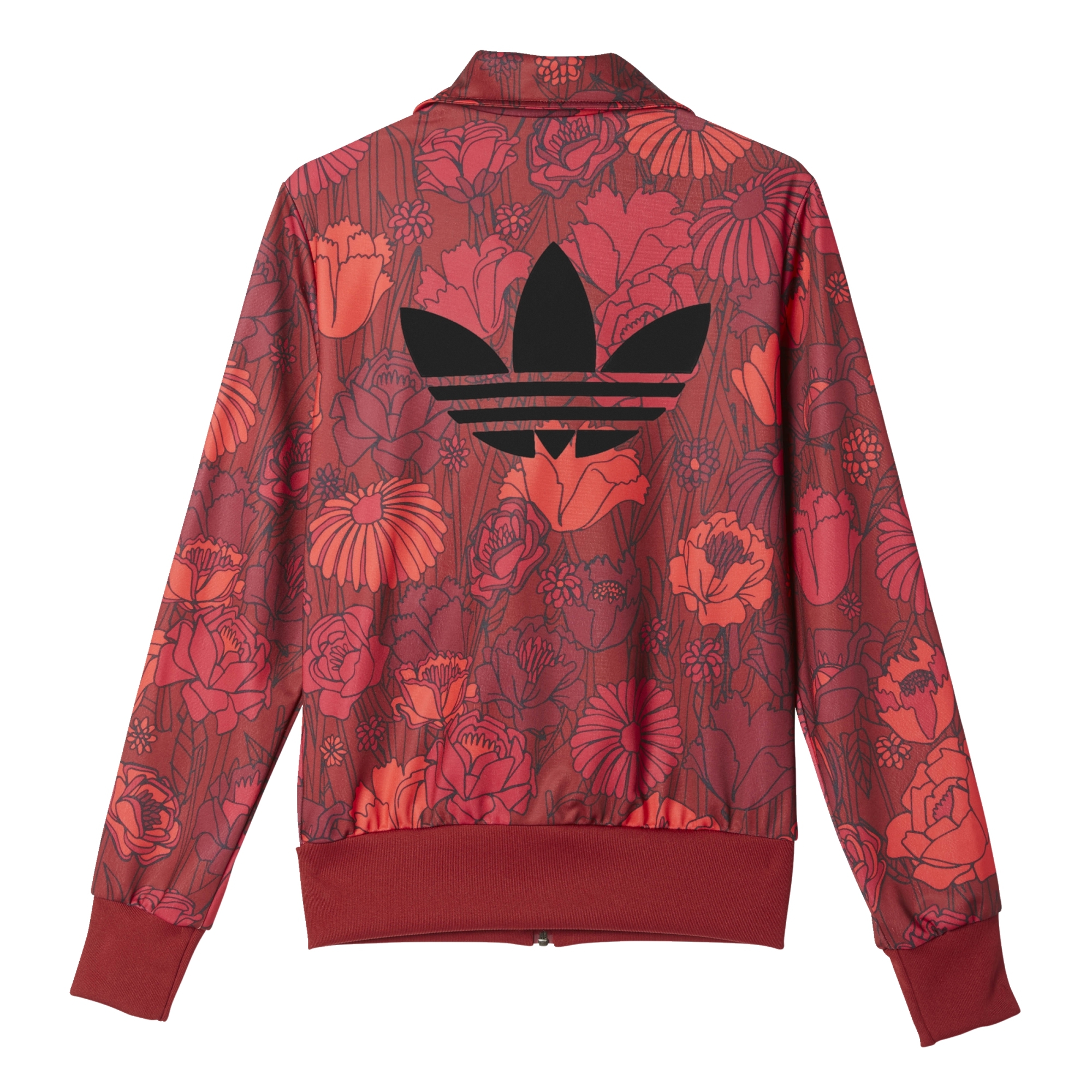 chaqueta floral adidas