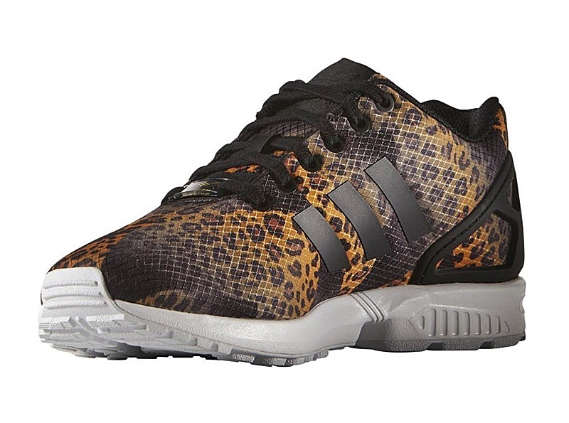 zx flux w leopard adidas