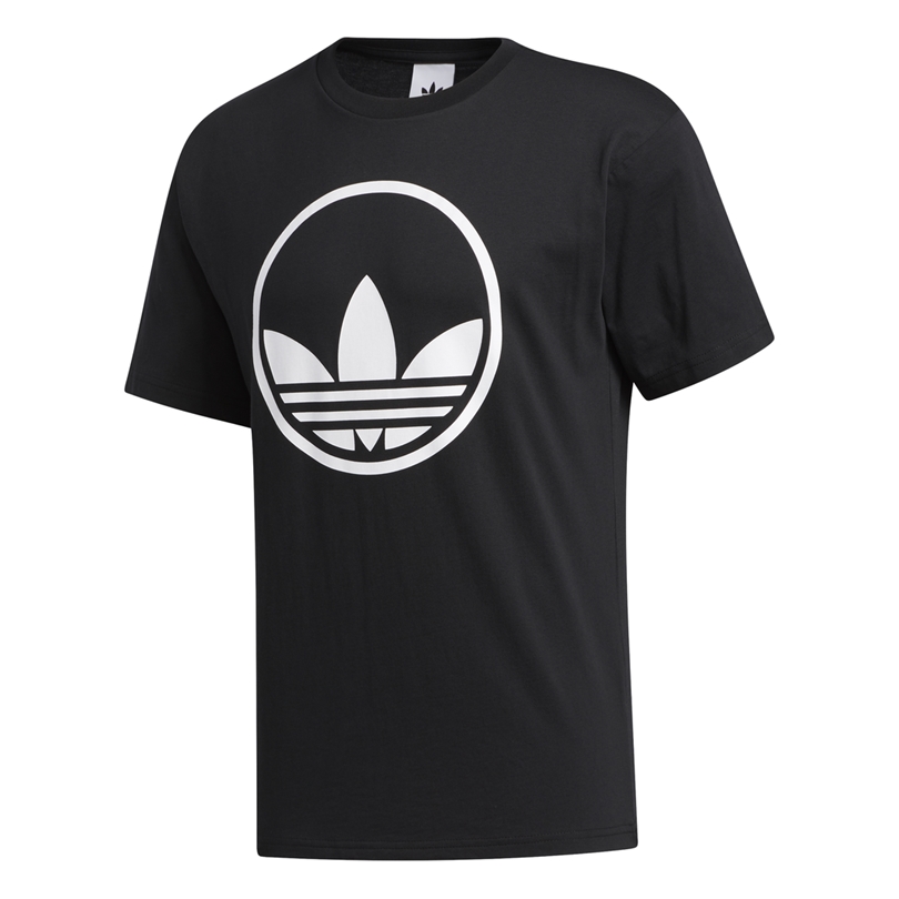 Atlético Elasticidad Molester Adidas Originalsl Circle Trefoil T-Shirt - manelsanchez.com