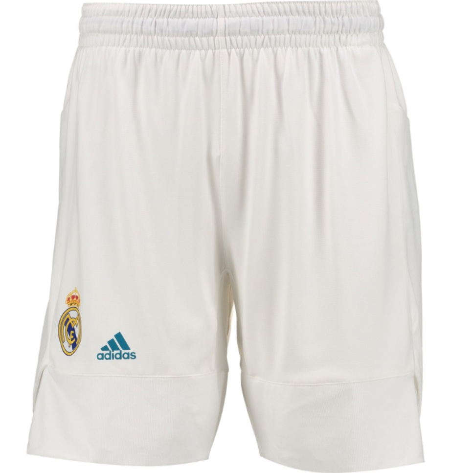 Adidas Short Real Madrid Baloncesto 2017 18 blanco azul