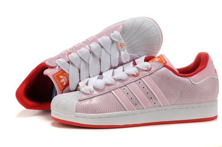 adidas superstar rosas y blancas