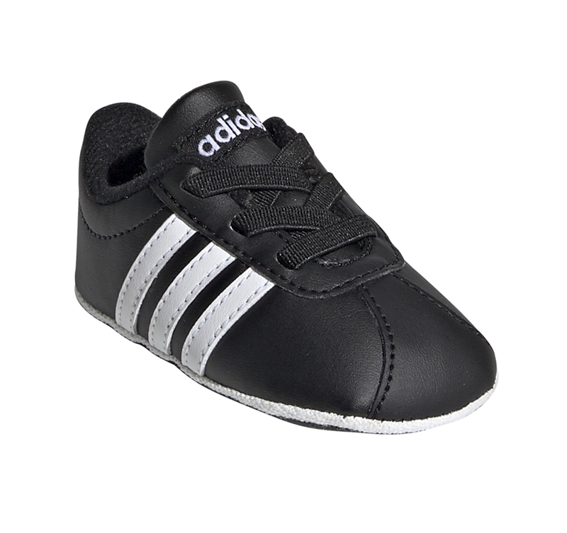 bordado Favor Centro de niños Adidas VL Court 2.0 Crib Infants (black) - manelsanchez.com