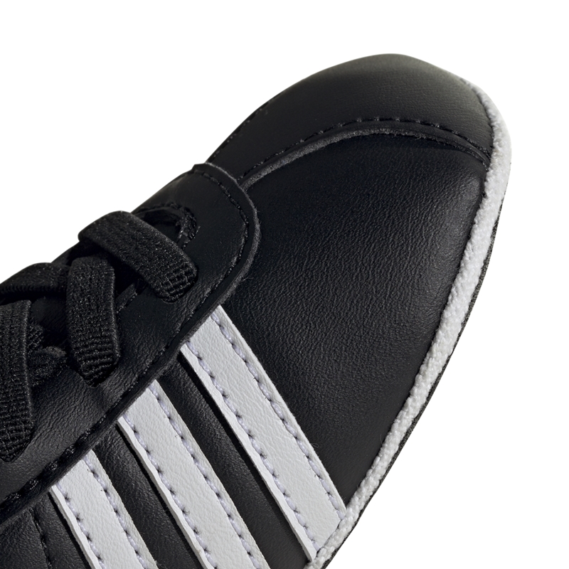 bordado Favor Centro de niños Adidas VL Court 2.0 Crib Infants (black) - manelsanchez.com