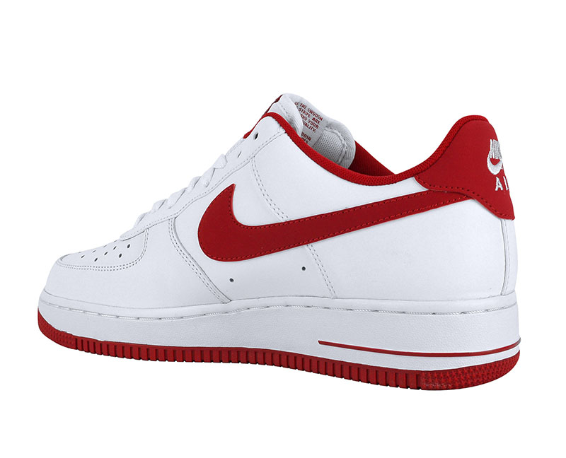 nike air force blanco y rojo