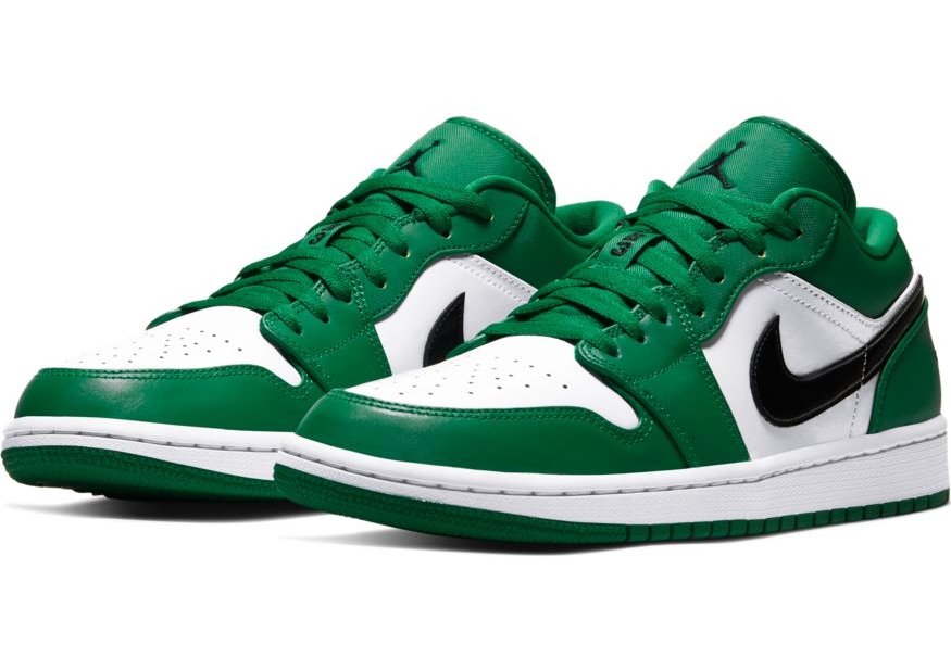 Venta \u003e air jordan 1 low verdes \u003e en stock
