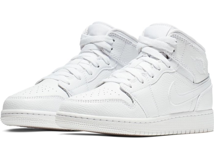 air jordan 1 gs white
