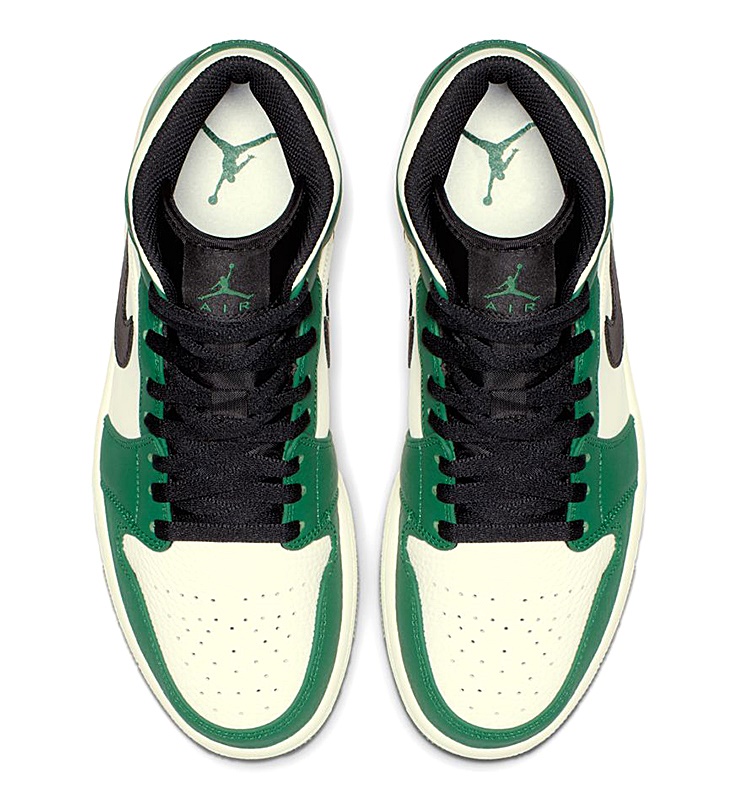 nike air jordan 1 mid se pine green