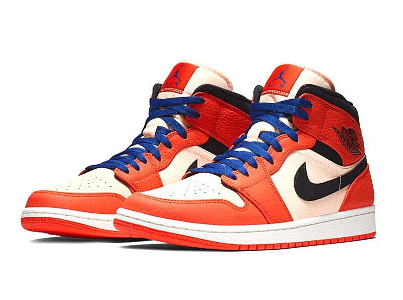 nike air jordan 1 mid se team orange