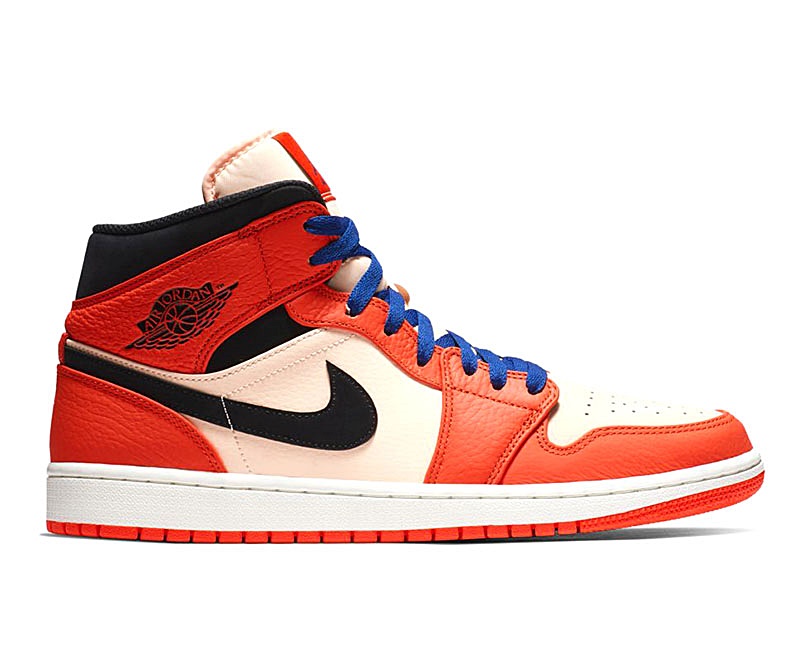air jordan 1 mid team orange