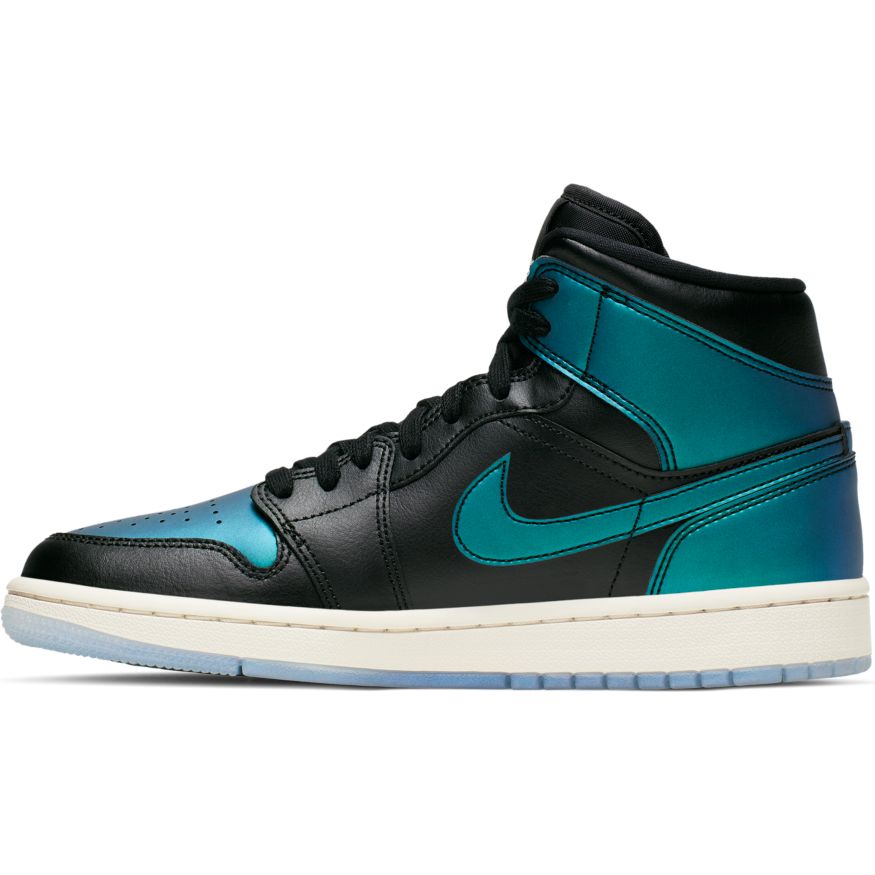 nike jordan 1 mid iridescent wmns