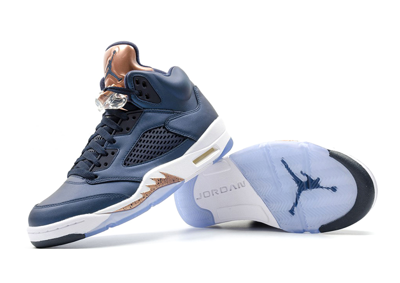 jordan retro 5 bronze