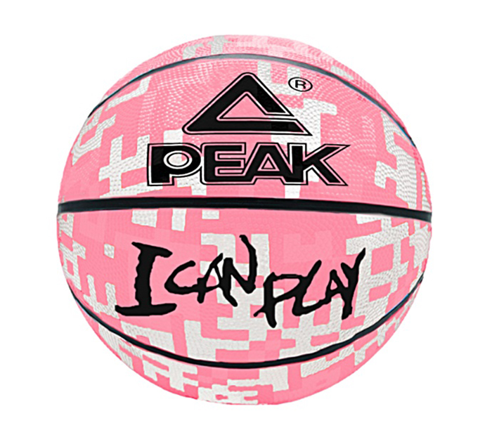 Balón MiniBasket Peak I Cam Play Pink (Talla 5)