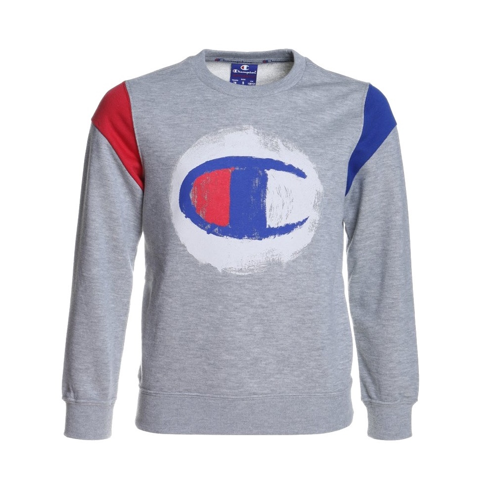 Champion Kids Athletic Crewneck Sweats (grey)