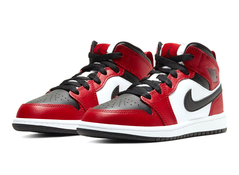 Jordan 1 Mid PS Pre School Shoe