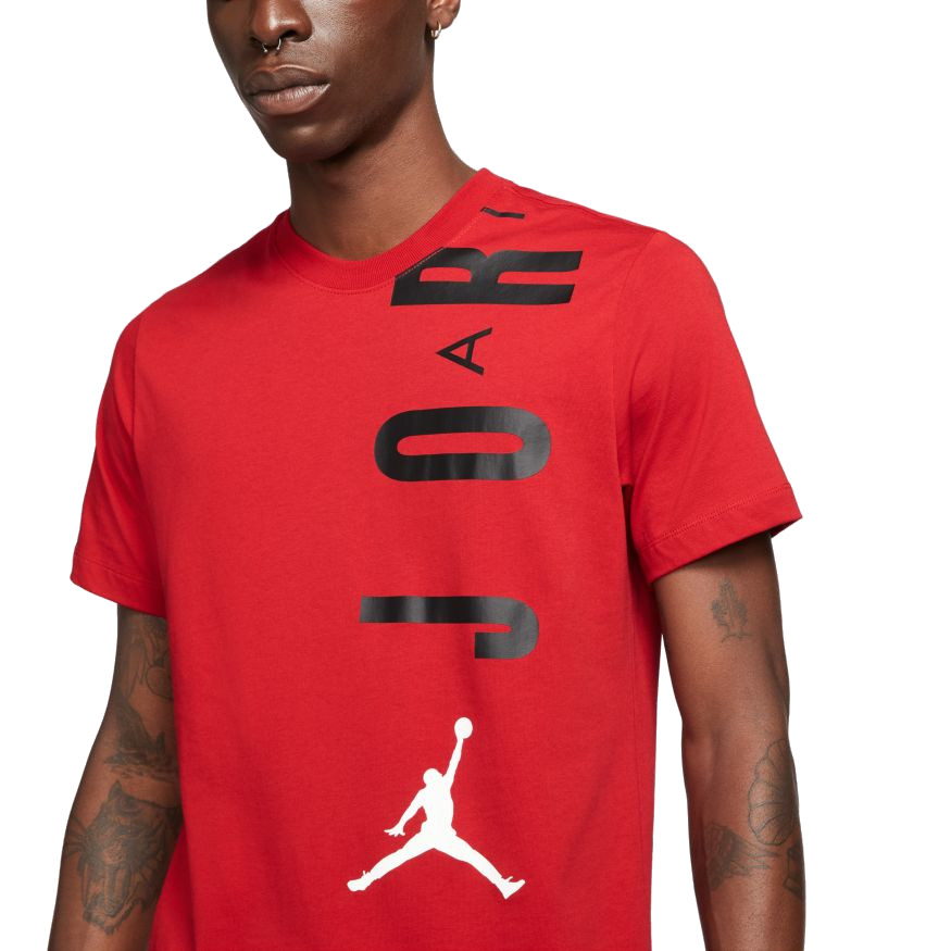 tela intencional Simposio Jordan Air Stretch SS Men's T-Shirt "Gym Red"