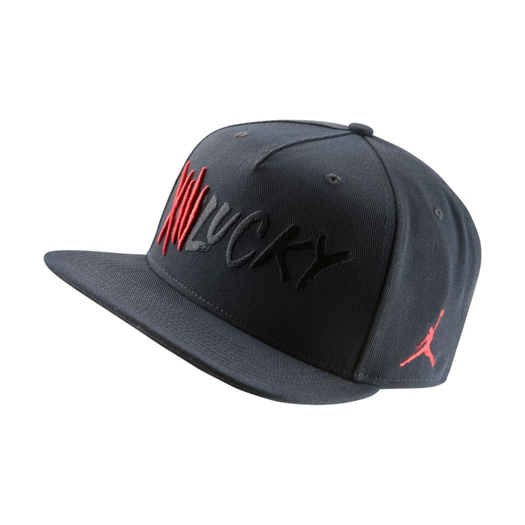 jordan cap red black