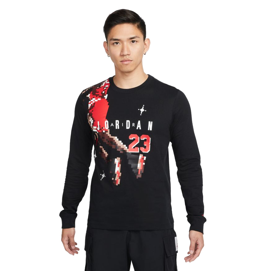 Brand Men's Long-Sleeve T-Shirt "Black"