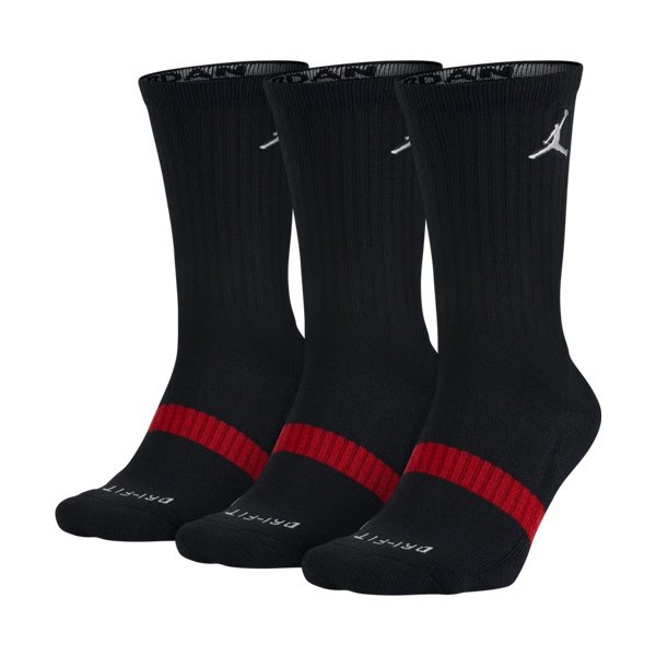 Jordan DriFIT Crew Sock (013/black/black/black)