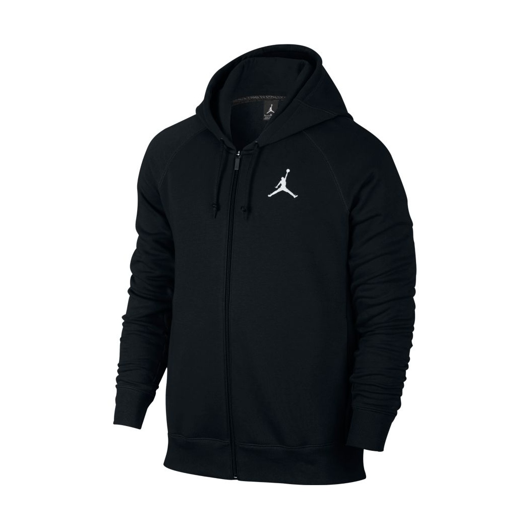 Jordan Flight Hoodie 010 black white manelsanchez