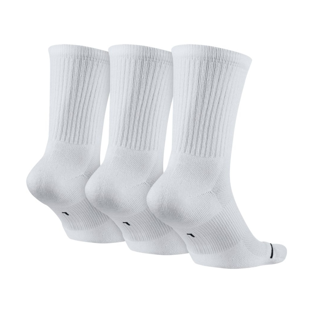 Patriótico De acuerdo con Subdividir Jordan Jumpman Crew Pack 3 Sock (100/white)