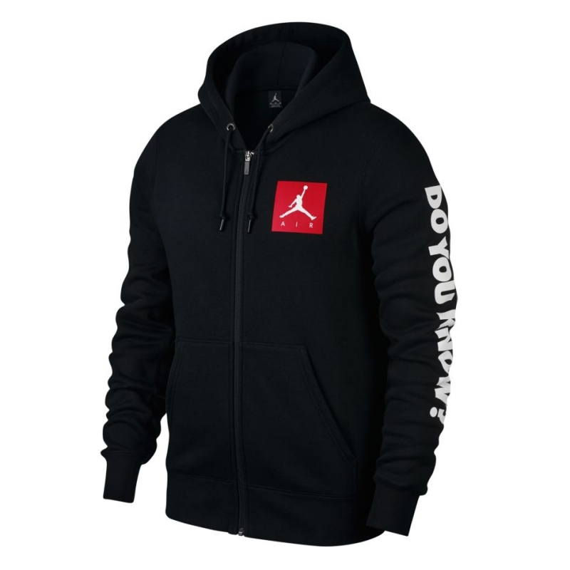 Jordan Sportswear AJ 3 Flight Fleece Full Zip Hoodie 010