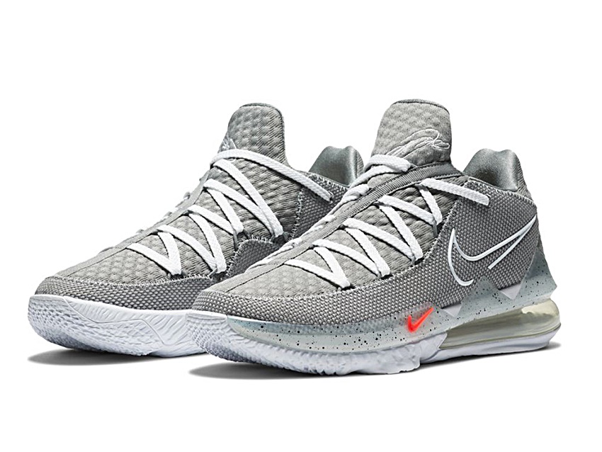 grey lebron 17 low