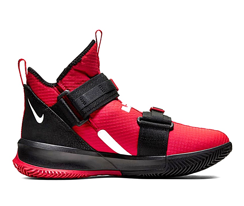 lebron soldier 13 sfg university red