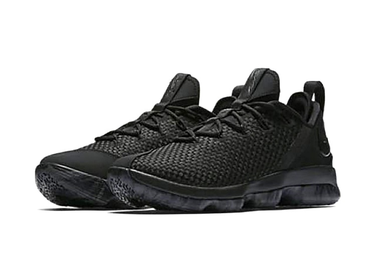 Nike lebron low black deals