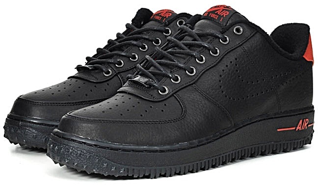 Nike Air Force 1 Lebron Premium Low QS Ed (100/negro/rojo)