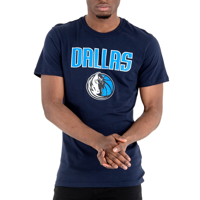 Dallas Mavericks NBA Team Logo Navy T-Shirt