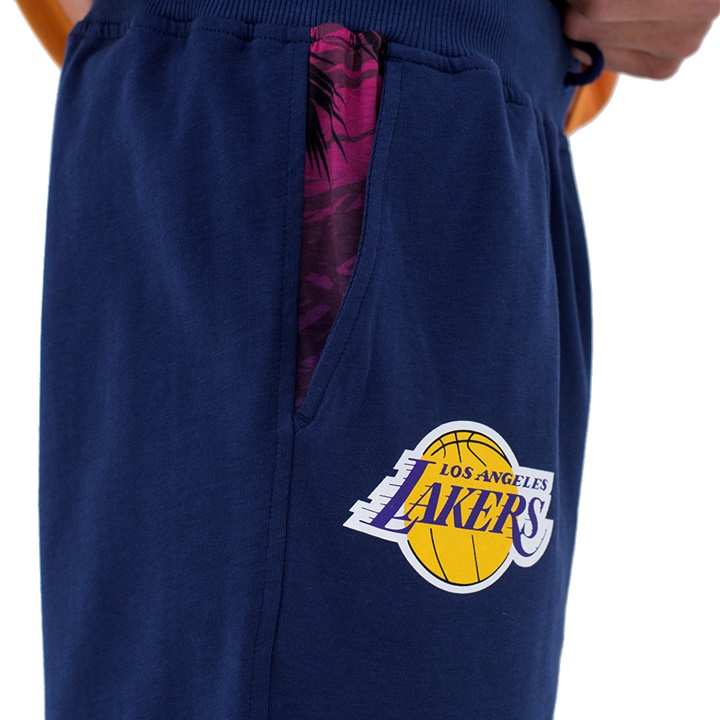 T-Shirt New Era Coastal Heat Infill NBA Los Angeles Lakers - Navy