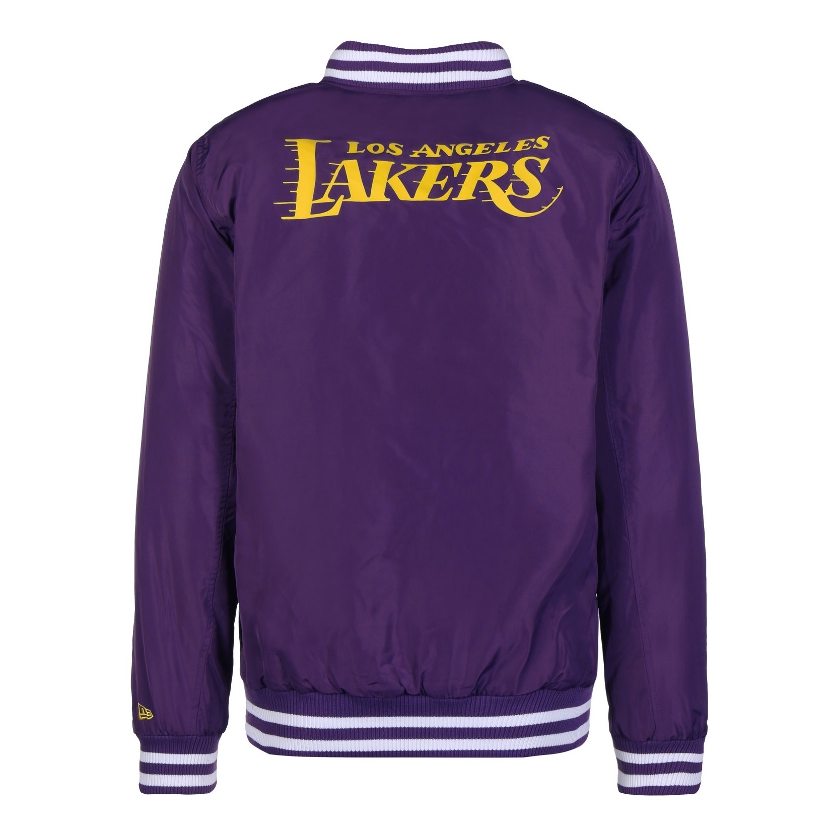 Purple New Era NBA LA Lakers Bomber Jacket