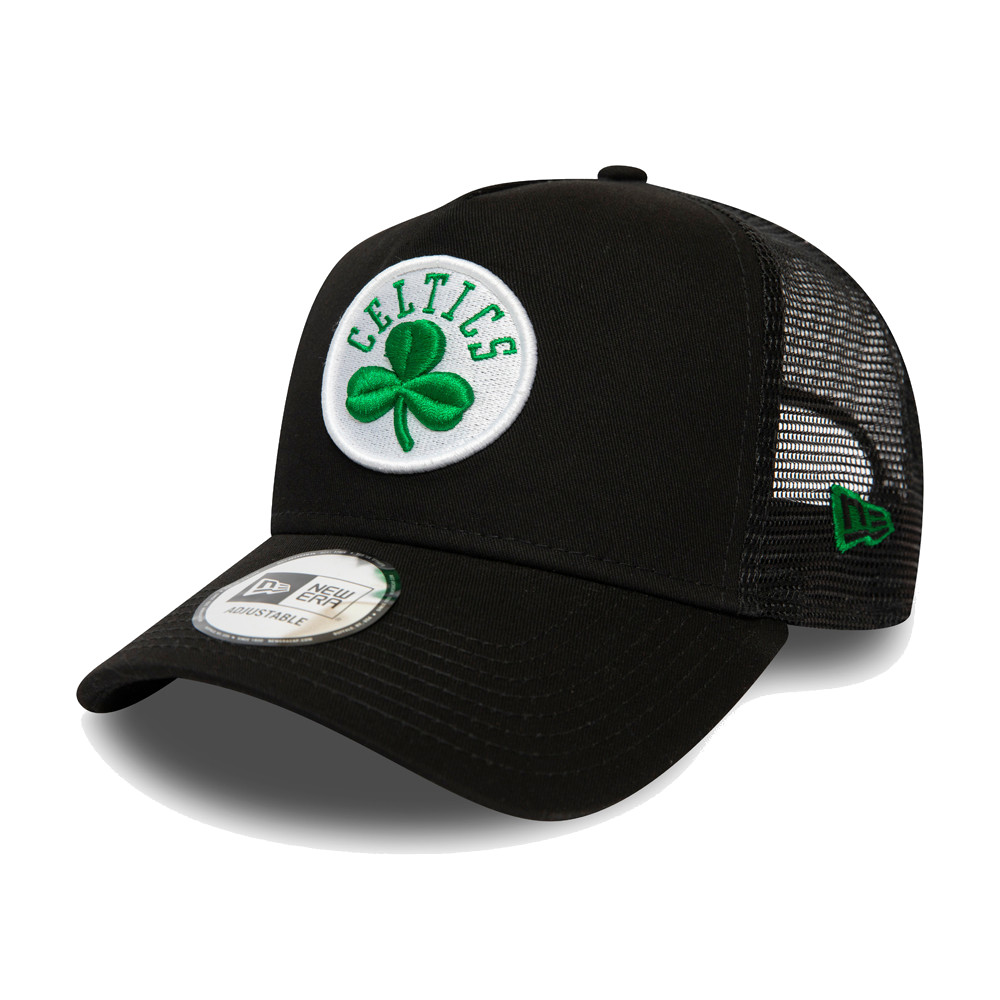 New Era 9Forty Adjustable Cap Boston Celtics – Grau, Gebogenes Schild, Verstellbar (Snapback)