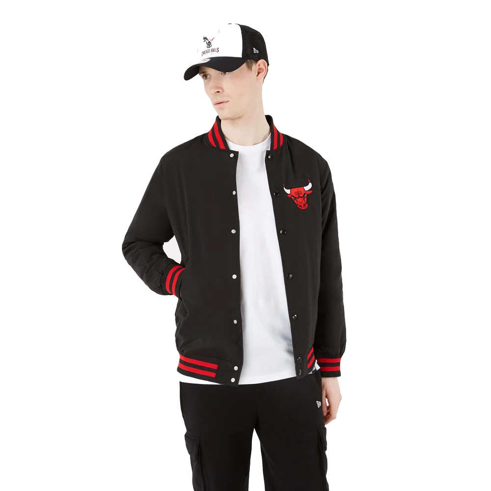 Era NBA Chicago Bulls Patch Jacket "Black"