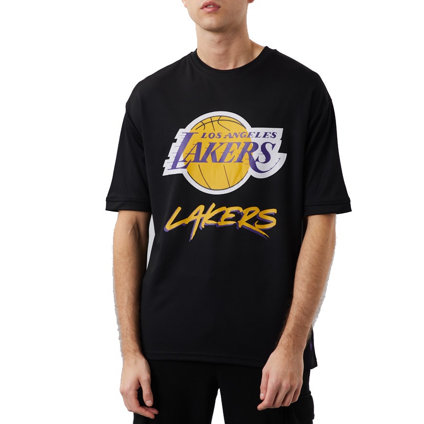 Script Oversized Mesh Los Angeles Lakers, DEFSHOP