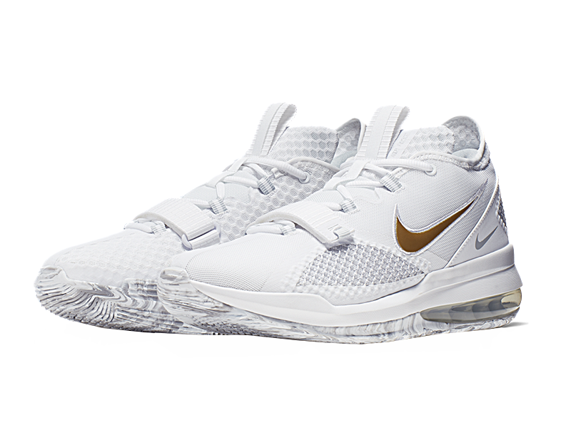 nike air force max low white gold