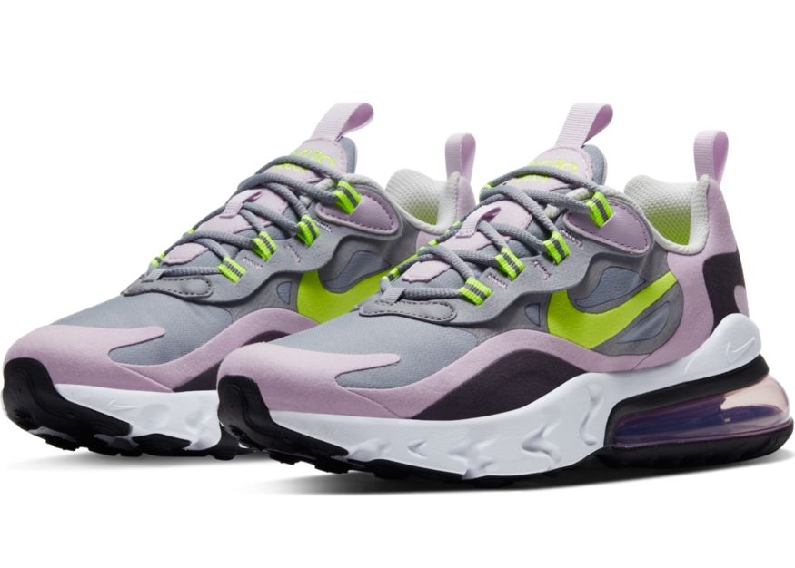 Aleta vistazo para mi Nike Air Max 270 React (GS) "Lilac Waves" - manelsanchez.com