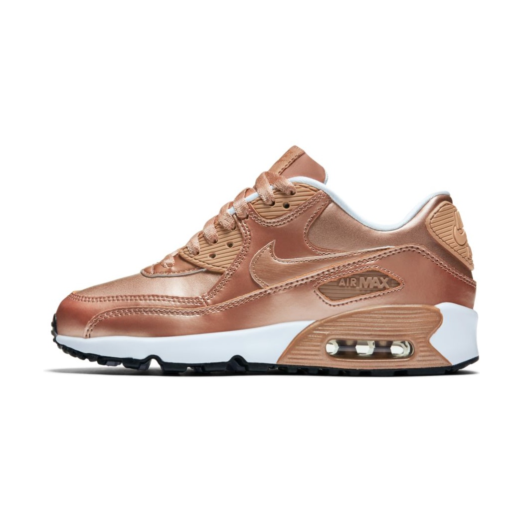 Espera un minuto perrito Muscular Nike Air Max 90 SE Leather (GS) "Tin Man" (900/metallic red bron