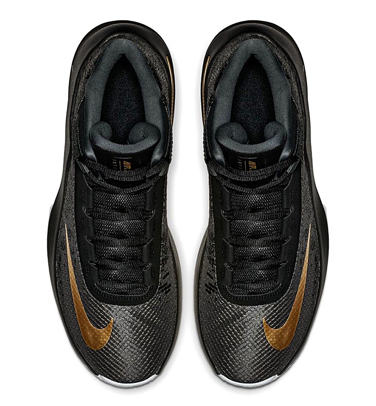 nike air max infuriate black and gold