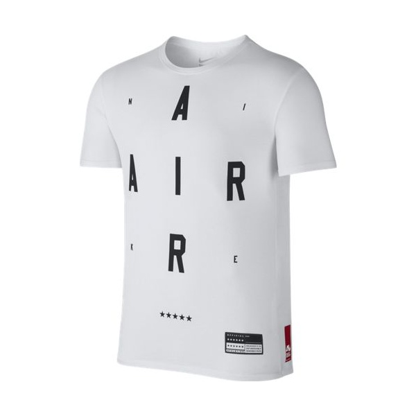 Desconexión a menudo hipótesis Nike Camiseta Air Brand Mark 2 (100/white/black)